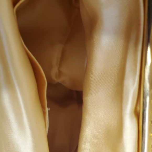 Vintage Gold Beaded Sequined Evening Purse Rare Unique - Picture 6 of 8